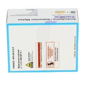 Amlodipine/valsartan Mylan 5 Mg/160 Mg, Comprimé Pelliculé