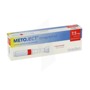 Metoject 7,5 Mg/0,15 Ml, Solution Injectable En Stylo Prérempli