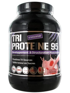 Eric Favre Tri Proteine 95 750 G Saveur Fraise