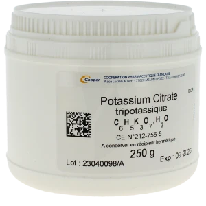 Cooper Potassium Citrate Tripotassique Pot/250g