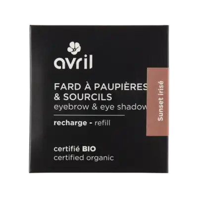 Avril Fard à Paupières Bio Sunset Irisé Recharge/2,5g à CANEJAN