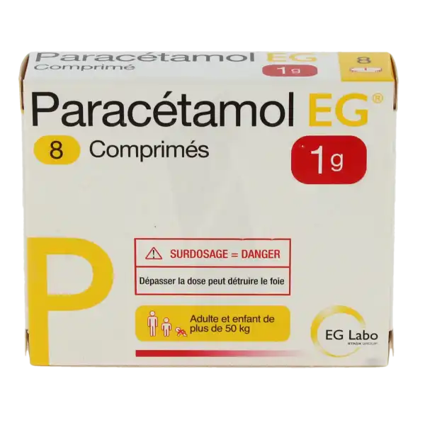 Paracetamol Eg 1 G, Comprimé