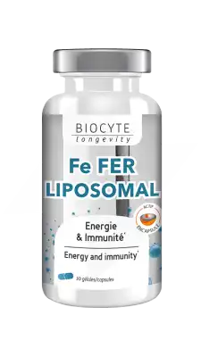 Biocyte Fe Fer Liposomal Gélules B/30 à Aix-les-Bains