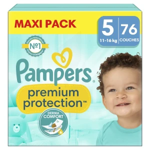 Pampers Premium Protection Couche T5 11-16kg Maxipack/76