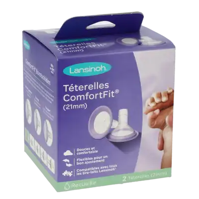 Lansinoh Comfort Fit Téterelle 21mm B/2 à Saint-Priest