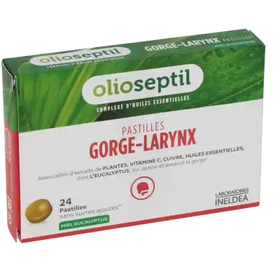 Olioseptil Gélules Gorge-larynx à Paris