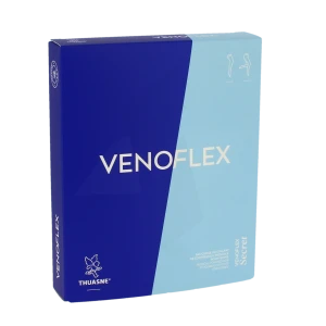 Thuasne Venoflex Secret 2 Bas Antiglisse Femme Beige Doré T4n+