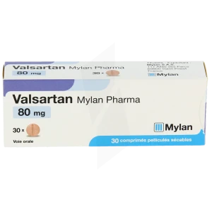Valsartan Viatris 80 Mg, Comprimé Pelliculé Sécable