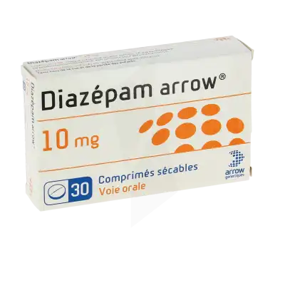 Diazepam Arrow 10 Mg, Comprimé Sécable à Abbeville