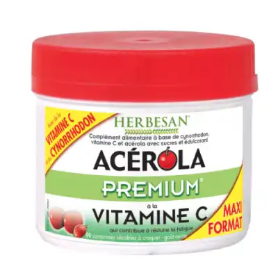Herbesan Acerola Premium Cpr À Croquer B/90 à ROMORANTIN-LANTHENAY