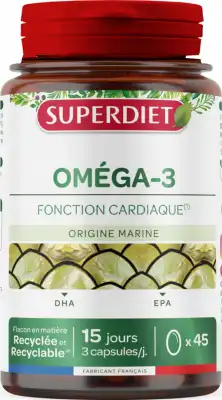 Superdiet Oméga 3 Caps B/45 à Angers