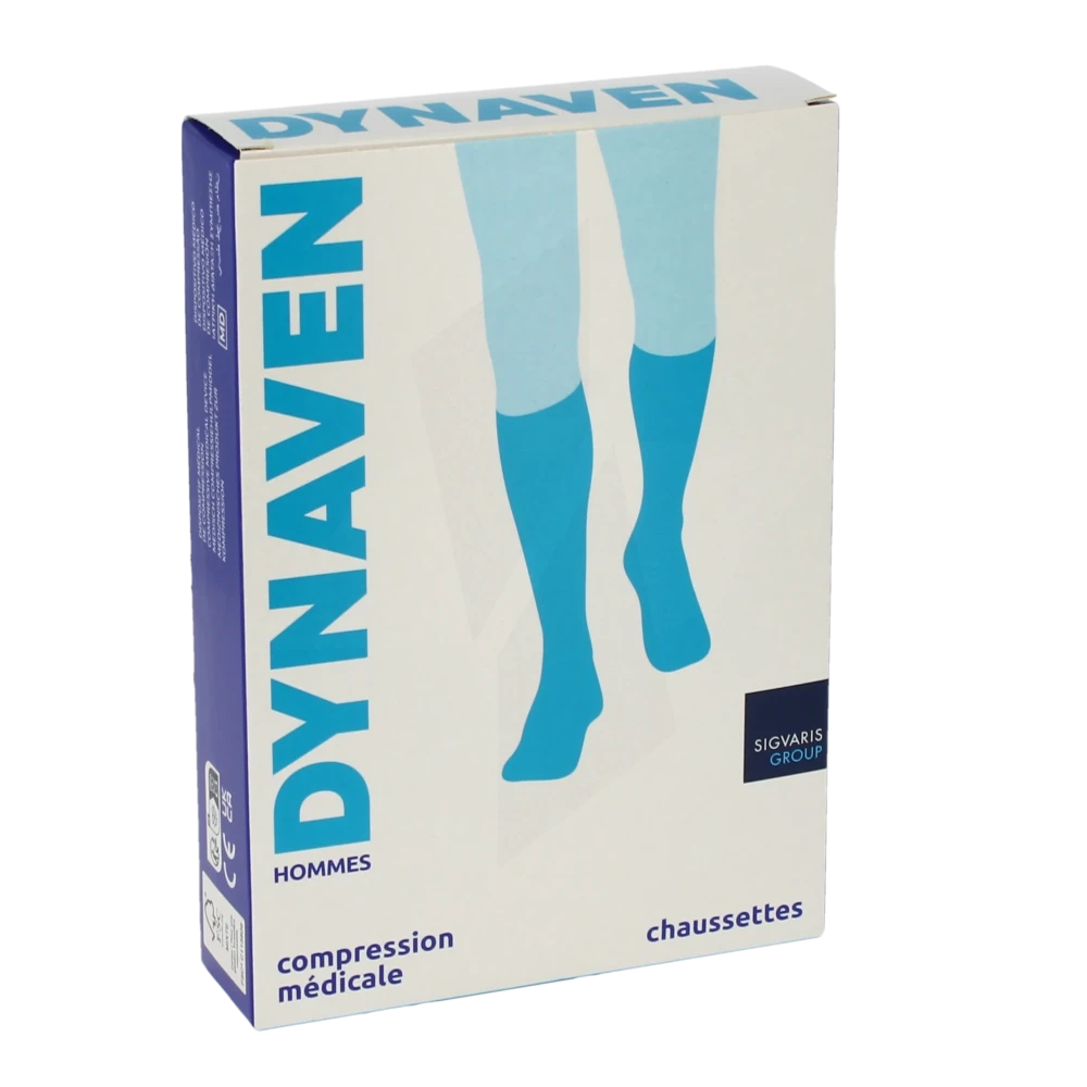 Dynaven Fin Chaussettes  Homme Classe 2 Gris X Large Normal