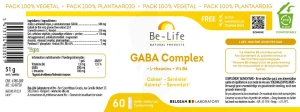 Be-life Gaba Complex Gélules B/60