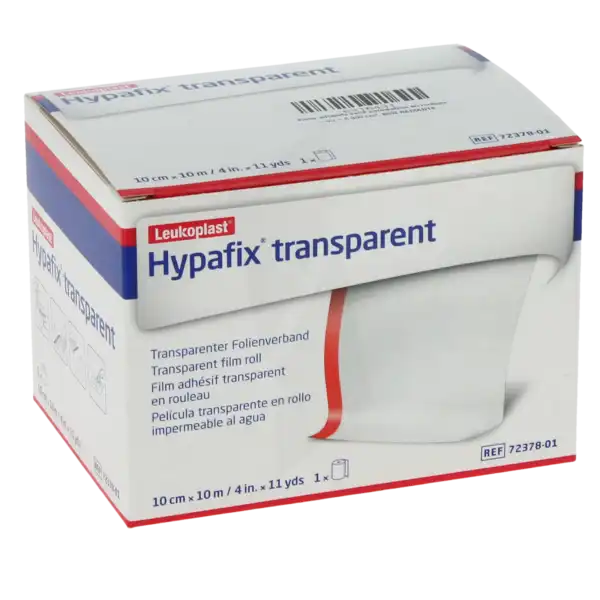 Hypafix Transparent Sparadrap 10cmx10m