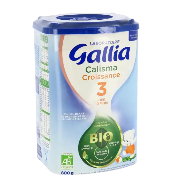 Gallia Calisma Croissance Bio Lait En Poudre B/800g