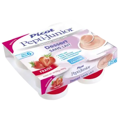 Picot Pepti-junior - Dessert Sans Lait - Fraise
