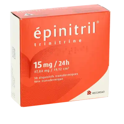 EPINITRIL 15 mg/24 heures, dispositif transdermique