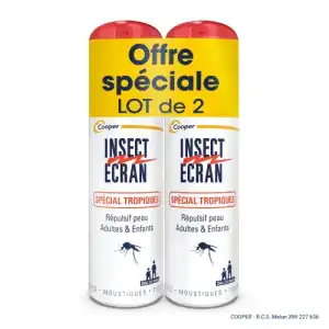Insect Ecran Spécial Tropiques Solution Adulte Enfant 2sprays/75ml à Hendaye