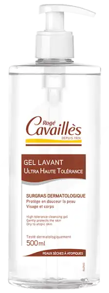 Rogé Cavaillès Dermo Uht Gel Lavant Surgras Ultra Haute Tolérance Fl/500ml