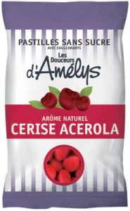 Les Douceurs D'amelys Pastilles Cerise Acérola Sans Sucre Sachet/80g