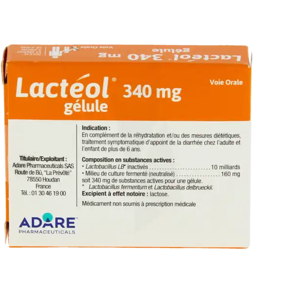 Lacteol 340 Mg, Gélule