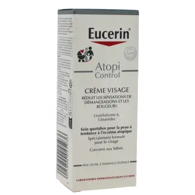 Eucerin Atopicontrol Visage Crème Calmante T/50ml à BOURG-SAINT-MAURICE