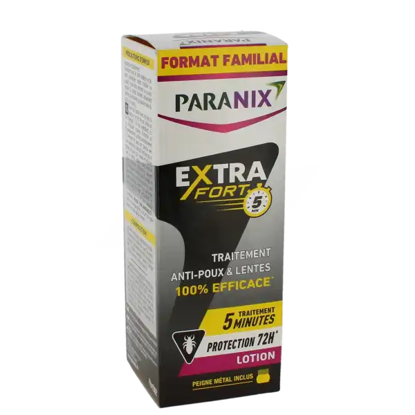 Paranix Extra Fort 5 Min Lot Antipoux Spray/200ml+peigne