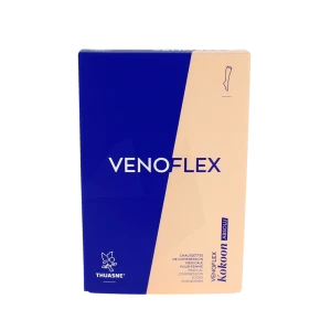 Venoflex Kokoon Absolu 2 Chaussette Mollet+ Femme Noir Taille 4l