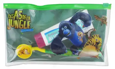 As De La Jungle Brosse Dents + Dentifrice Fruit Rouge à Tours