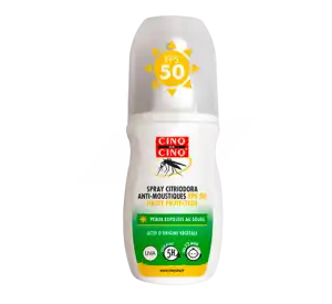 Cinq Sur Cinq Fps50 Spray Citriodora Anti-moustique Fl/100ml à VALENCE