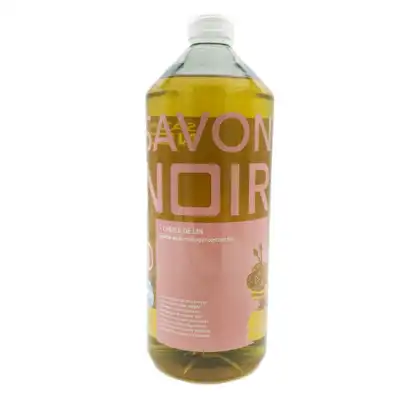 La Compagnie Du Bicarbonate Savon Noir Liquide à L'huile De Lin 1l à BRIÉ-ET-ANGONNES