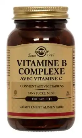 Solgar Vitamine B Complexe Avec Vitamine C /100