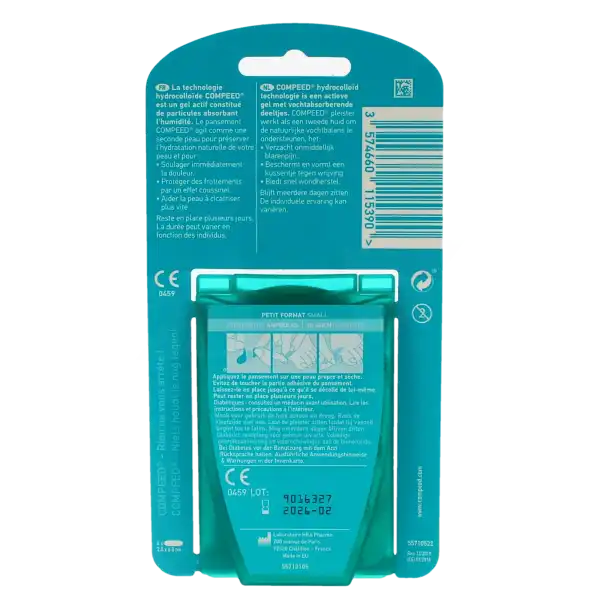 Compeed Pansement Ampoules Petit Format Boîte De 6