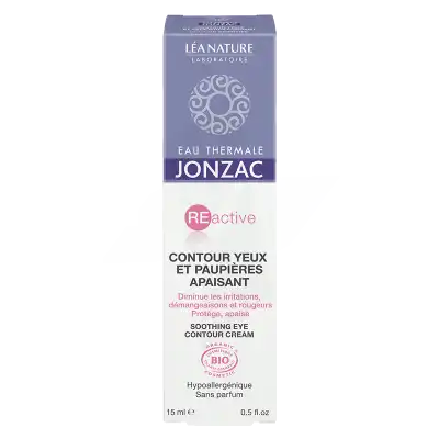 Jonzac Eau Thermale Reactive Crème Contour Des Yeux Et Paupières 15ml à Bordeaux