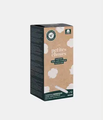 Les Petites Choses Tampon Avec Applicateur Coton Bio Flux Super Plus Boite De 12 à Plaisir