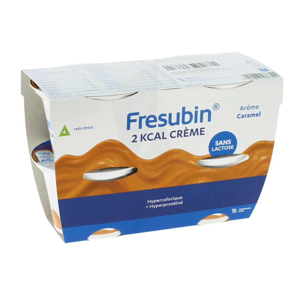 Fresubin 2 Kcal Crème Nutriment Caramel 4pots/200g