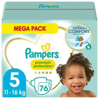 Pampers Premium Protection Couche T5 11-16kg B/76 à OULLINS
