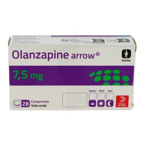 Olanzapine Arrow 7,5 Mg, Comprimé