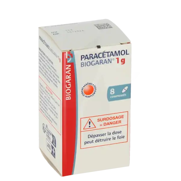 Paracetamol Biogaran 1 G, Comprimé