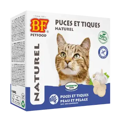 Biofood Chat Anti Puces Et Tiques Naturel à L'ail à Mérignac