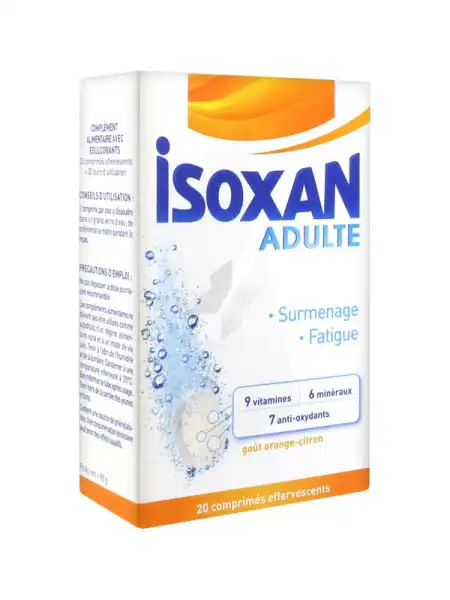 Isoxan Adulte Comprimés Effervescents Orange Citron T/20
