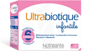 Nutrisanté Ultrabiotique Infantile Poudre Pour Solution Buvable Flore Intestinale 7 Sachets