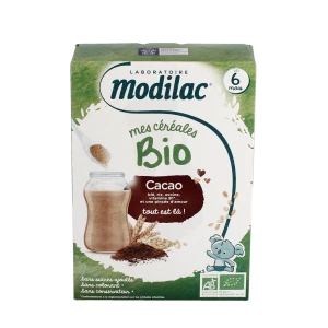 Modilac Céréales Farine Cacao Dès 6 Mois B/250g