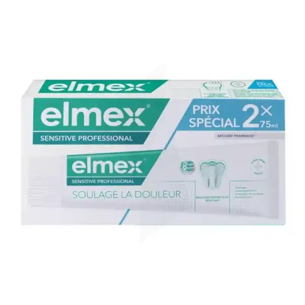 Elmex Sensitive Professional Pâte Dentifrice 2t/75ml Spécial