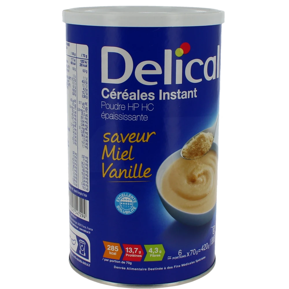Delical Cereal Instant Nutrim Miel Van B/420g