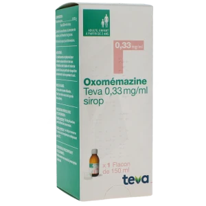 Oxomemazine Teva 0,33 Mg/ml, Sirop