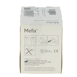 Mefix Sparadrap Hypoallergénique 5cmx10m