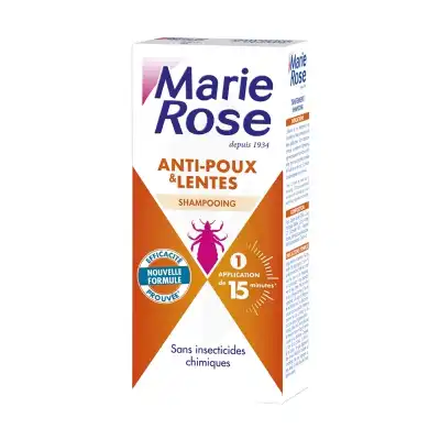 Marie Rose Poux Shampooing Anti-poux Et Lentes 125ml à Saint-Gratien