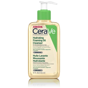 Cerave Huile Lavante Moussante Hydratante Pour Les Peaux Normales à Très Sèches Et Les Peaux à Tendance Atopique Flacon Pompe/236ml