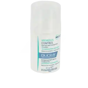 Ducray Roll-on Anti-transpirant Aisselles Transpiration Excessive Hidrosis Control Roll-on/40ml à MARSEILLE